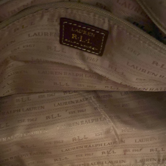 Lauren Ralph Lauren Brown Leather Doctor Handbag - Picture 3 of 6